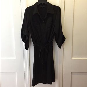 3/$25 Classic black shirt dress AGB size 12